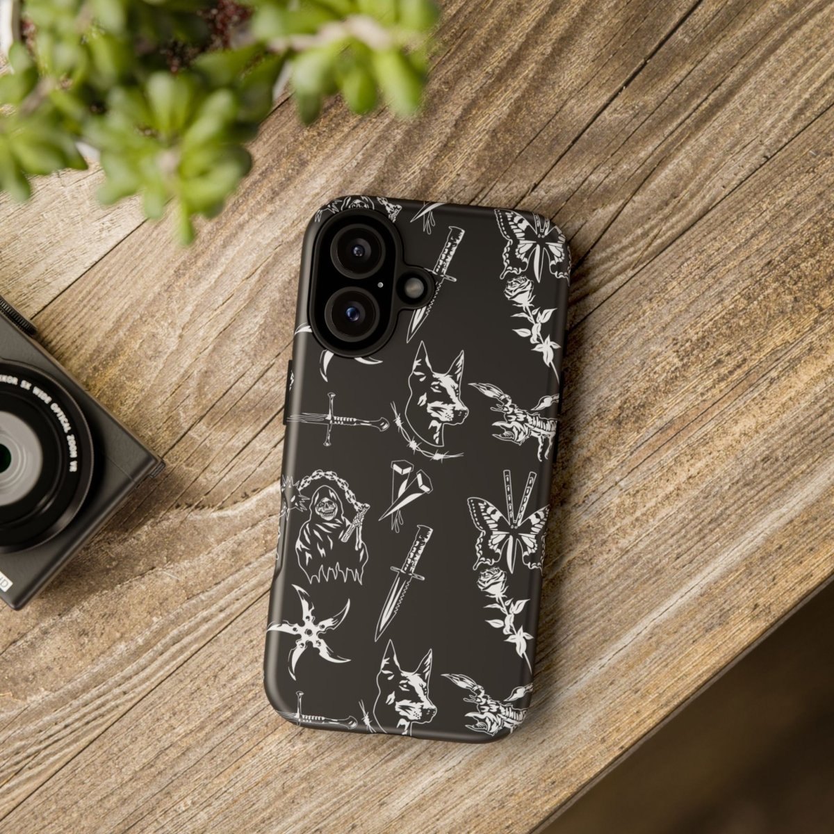 Dark Tattoo Tough Phone Case
