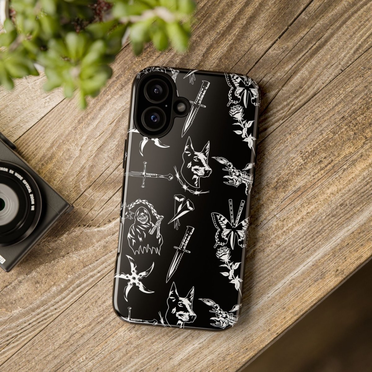 Dark Tattoo Tough Phone Case