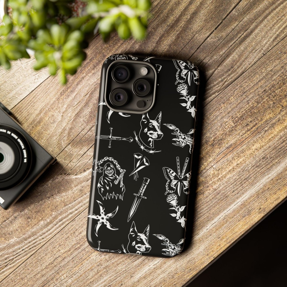 Dark Tattoo Tough Phone Case