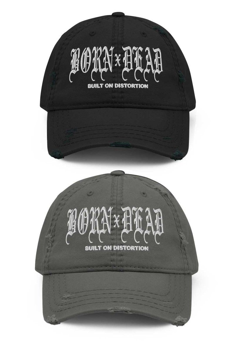 Built On Distortion Distressed Dad Hat