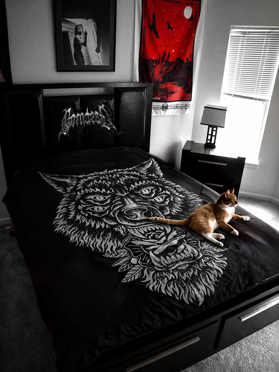 Bad Wolf Tattoo Inspired Comforter