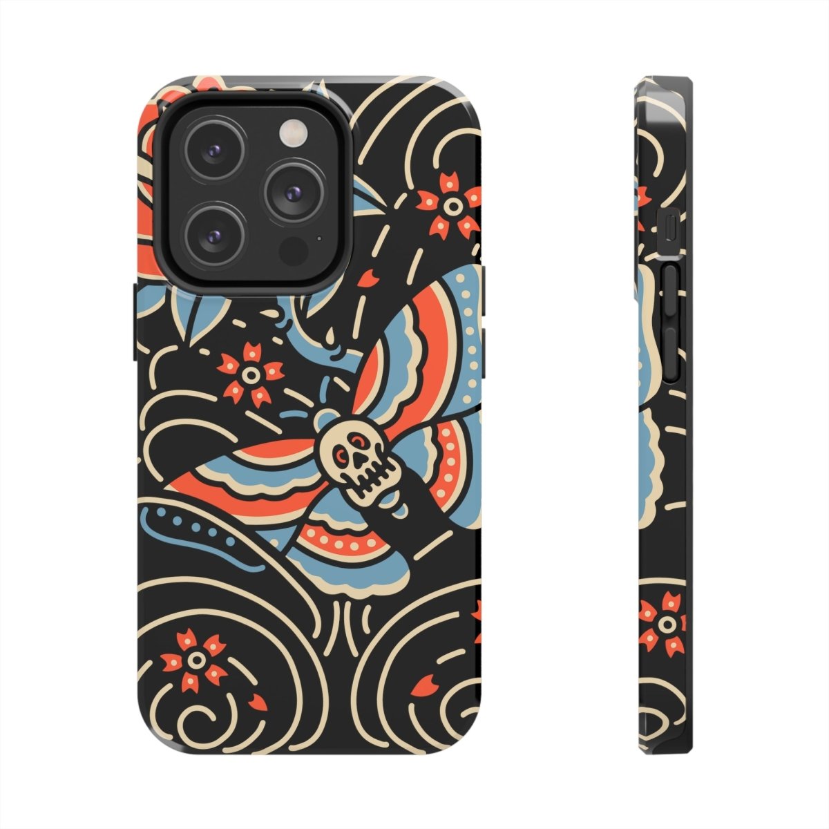 Death Moth Tattoo Inspired Tough Phone Cases – Born Dead Clothing® Death Moth Tattoo Inspired Tough Phone Cases – Born Dead Clothing®