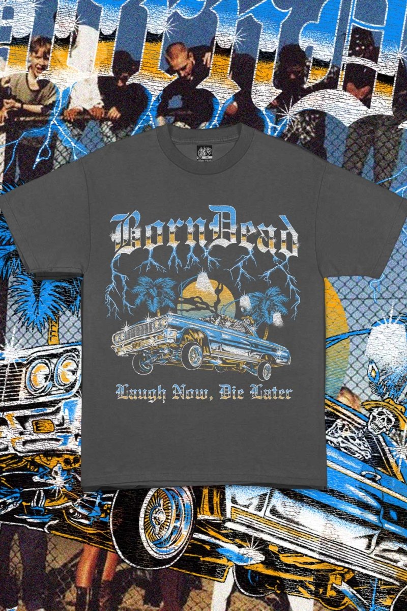 Laugh Now Die Later Vintage Tattoo Inspired T-Shirt