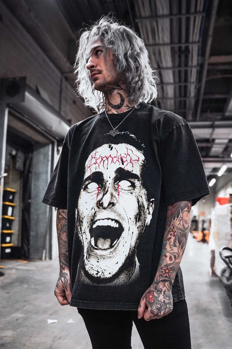 Psycho Mid Weight Vintage Streetwear Tee - Main Image