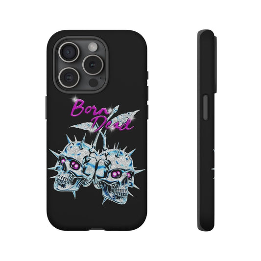 Cherry Skull Tough Phone Case