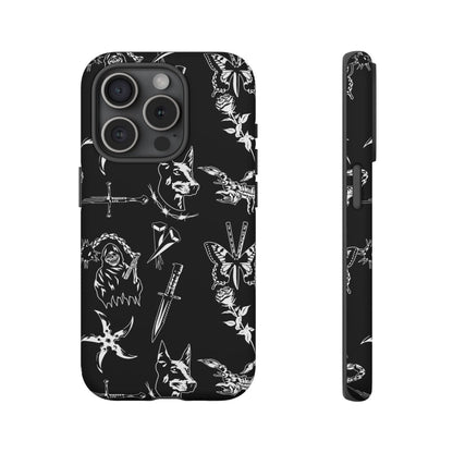 Dark Tattoo Tough Phone Case