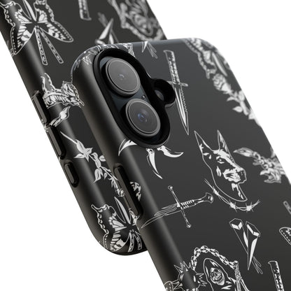 Dark Tattoo Tough Phone Case