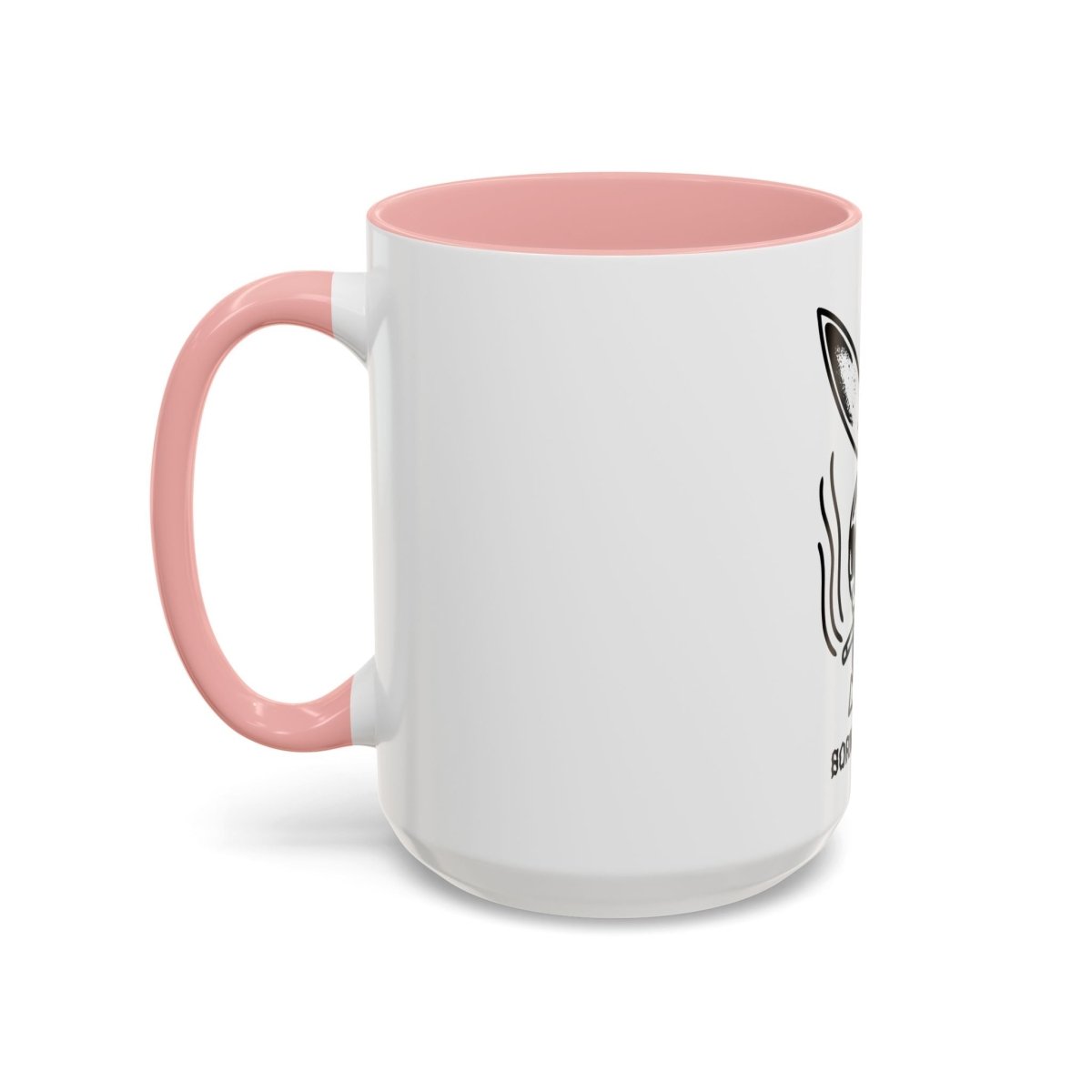 Bunny Pink Accent Coffee Mug