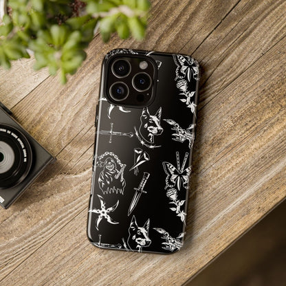 Dark Tattoo Tough Phone Case