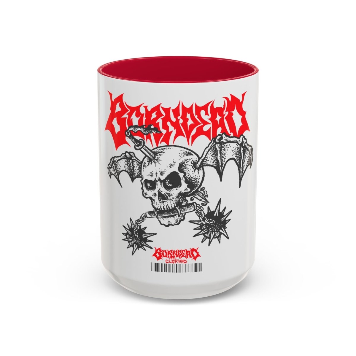 Born Dead Red Accent Mug