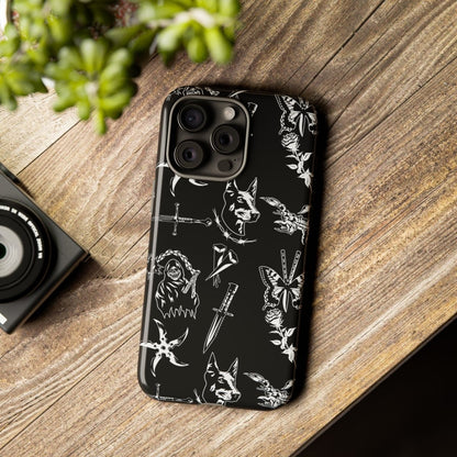 Dark Tattoo Tough Phone Case