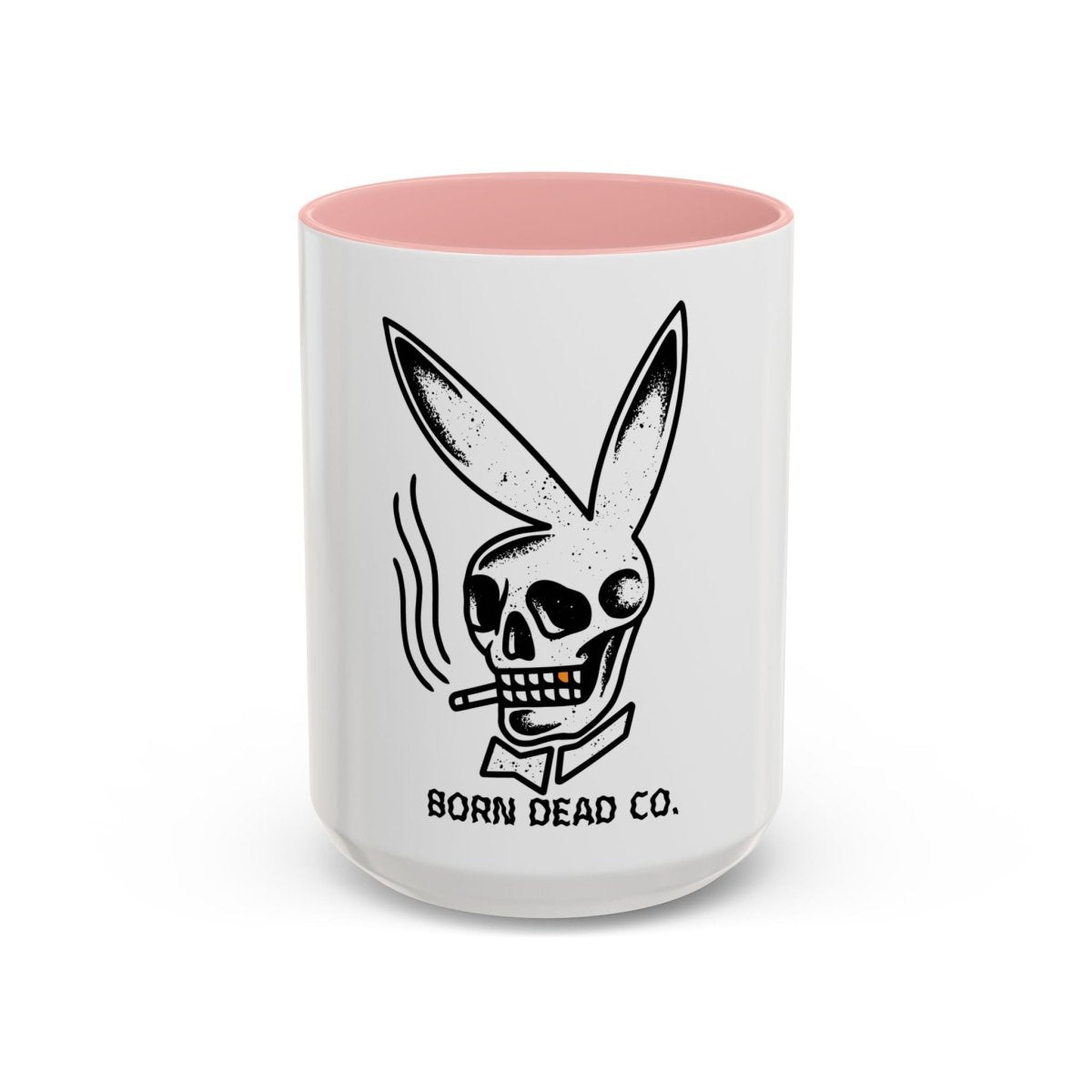 Bunny Pink Accent Coffee Mug