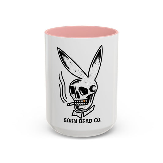 Bunny Pink Accent Coffee Mug