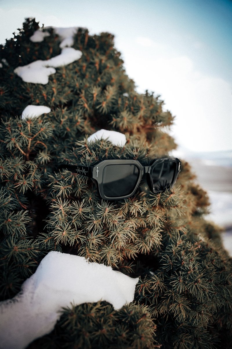 Night Cult Sunglasses (Silver engraved designs)