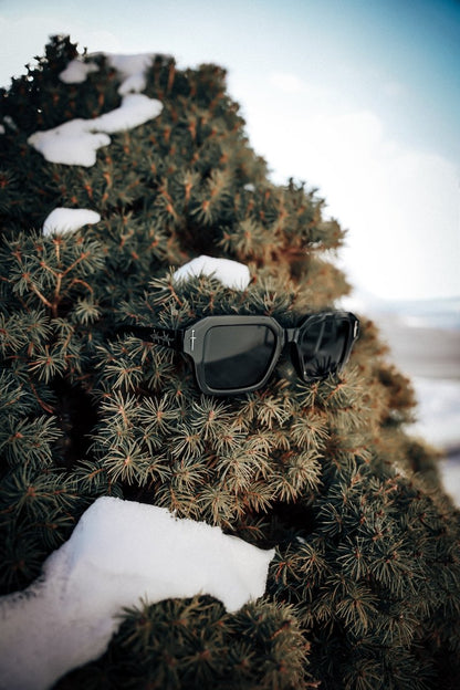 Night Cult Sunglasses (Silver engraved designs)