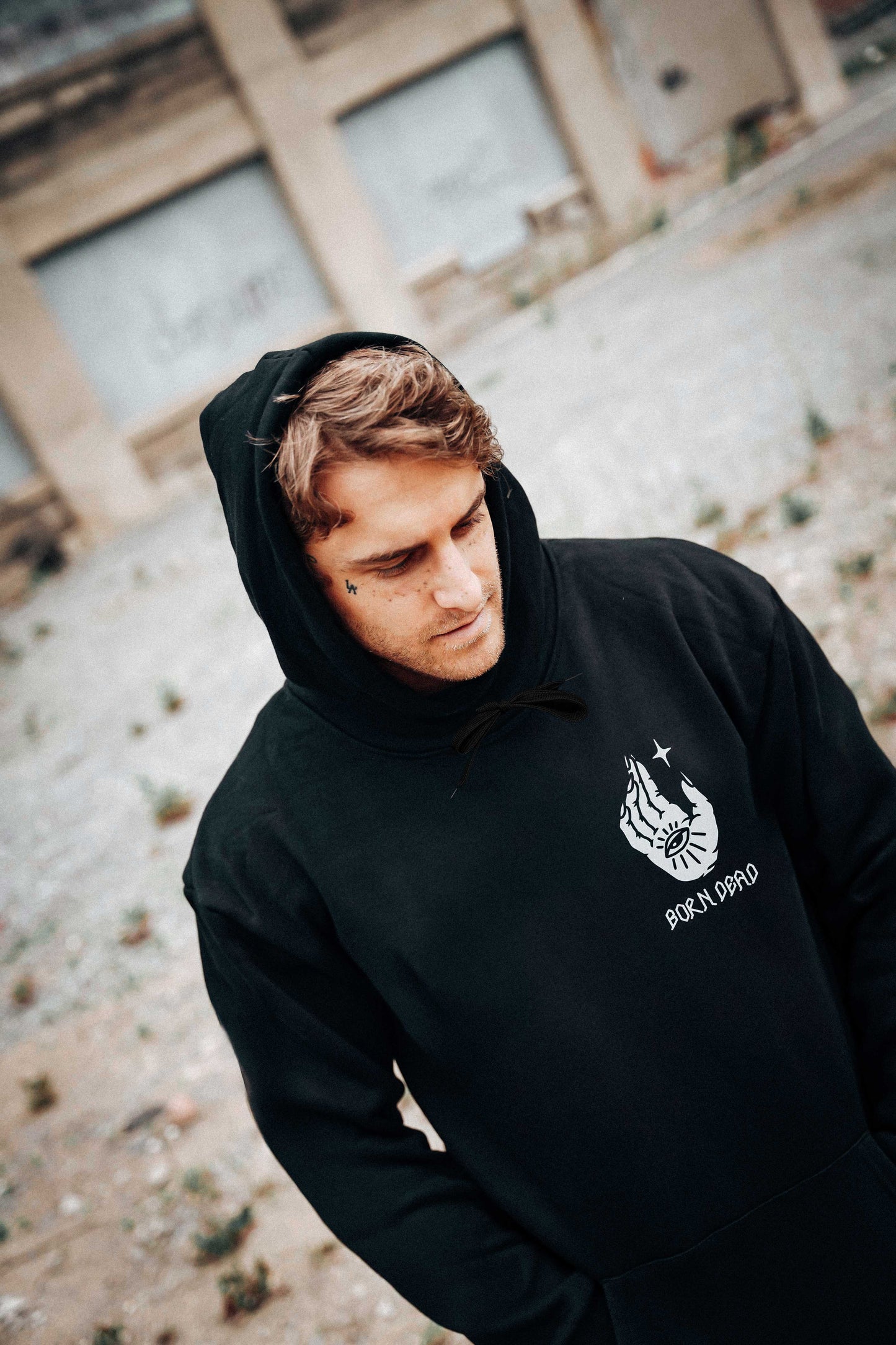 Moth Dust Heavyweight Tattoo Inspired Hoodie