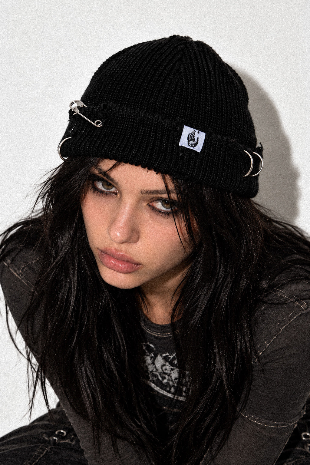 Born Dead Distressed Hardware Beanie