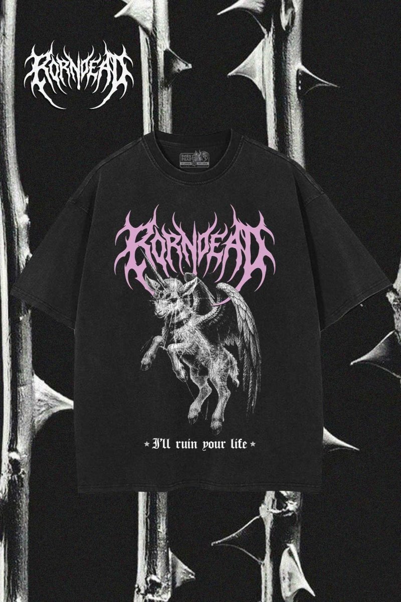 I'll Ruin Your Life Goth Inspired Vintage Tee