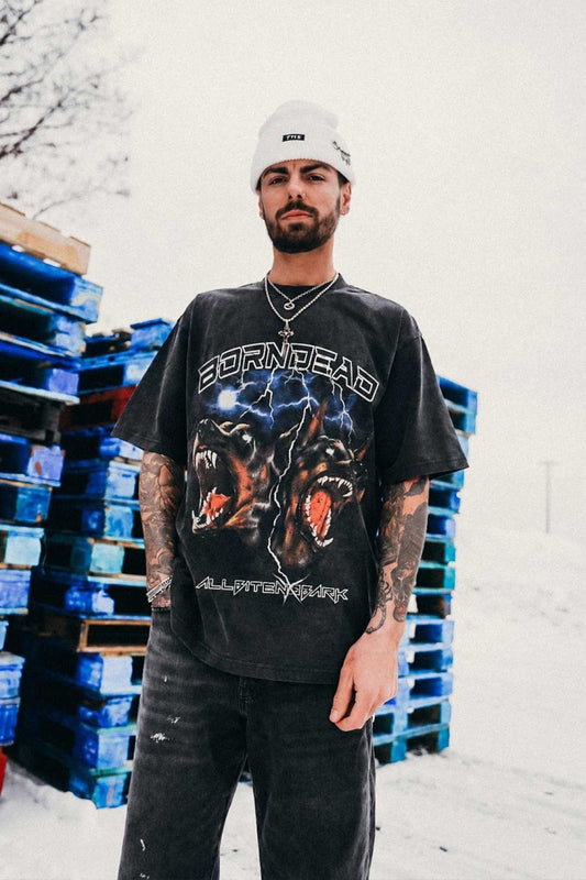 All Bite No Bark Vintage Streetwear Tee