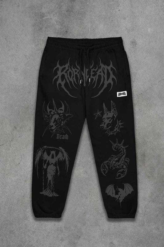 Locked Noose Sweatpants Goth Tattoo Inspired (Heavyweight)