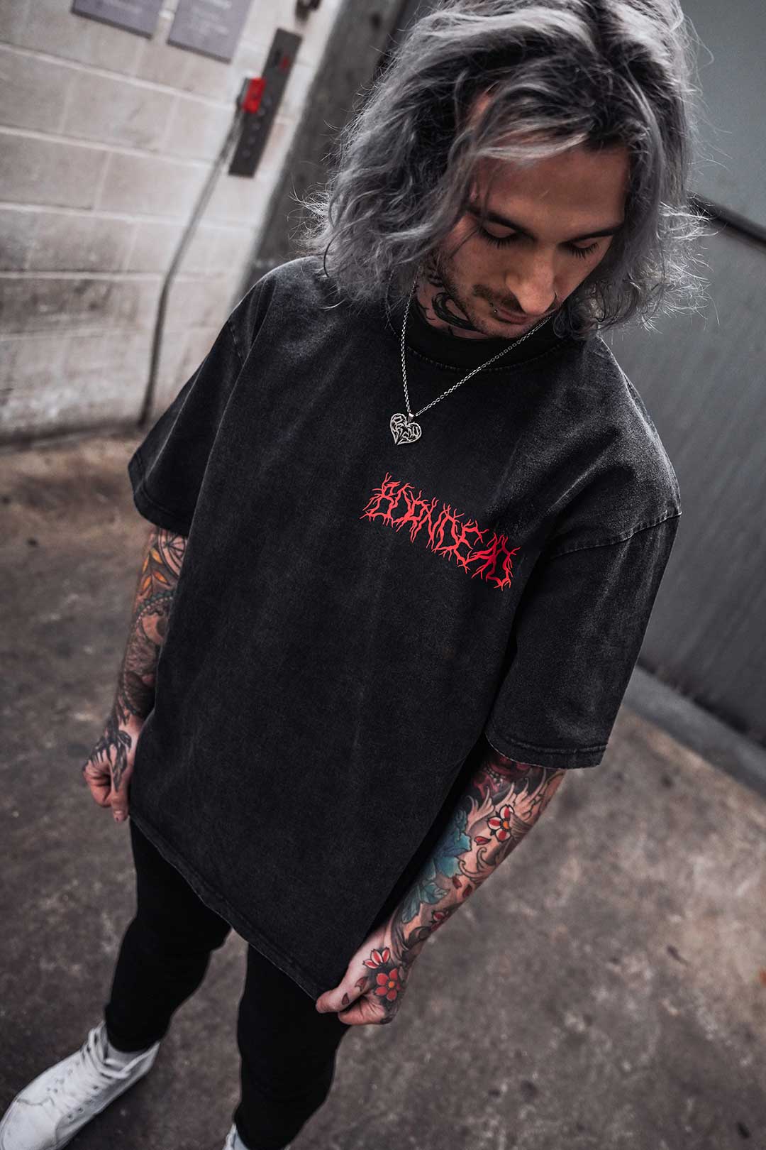 Bonfire Heavyweight Vintage Streetwear Tee