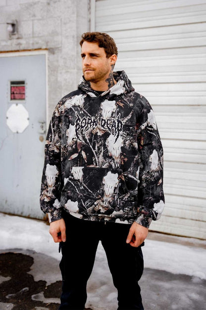 Bull Skull Camo Hoodie
