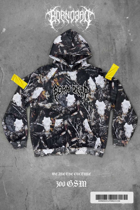 Bull Skull Camo Hoodie