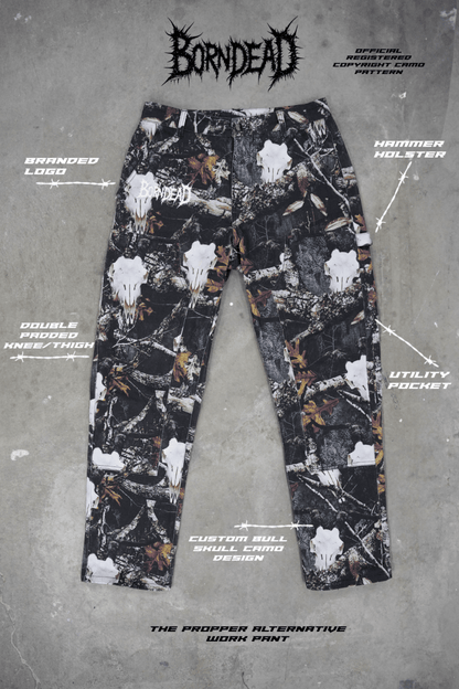 Bull Skull Camo Workman Pants (Pre-Order)
