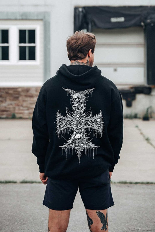 Sacred Cross Deathcore Inspired Hoodie