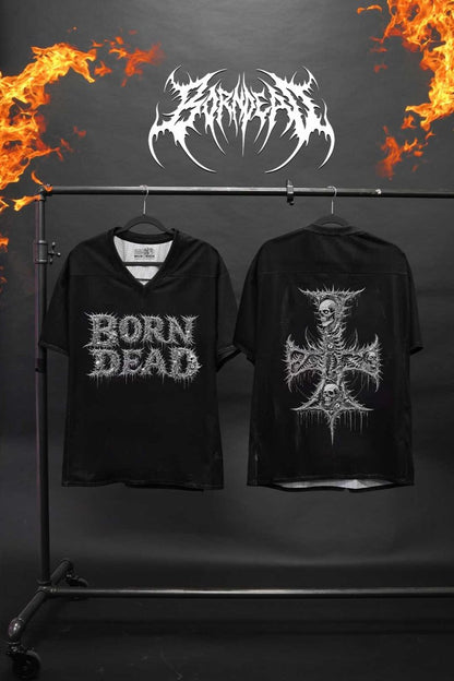 Born Dead American Football Death Metal Inspired Jersey