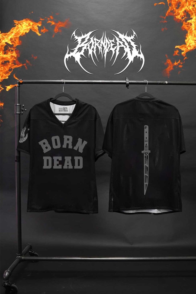 Born Dead American Football Jersey Hardcore Music Inspired