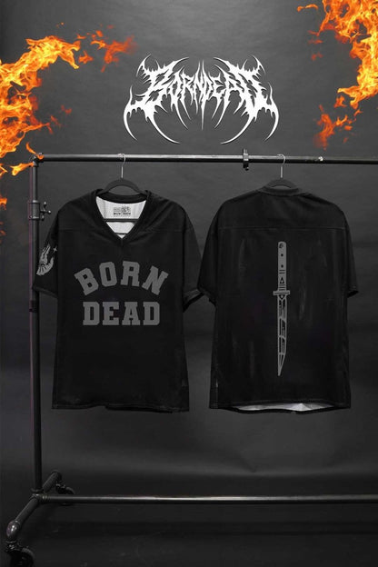 Born Dead American Football Jersey Hardcore Music Inspired