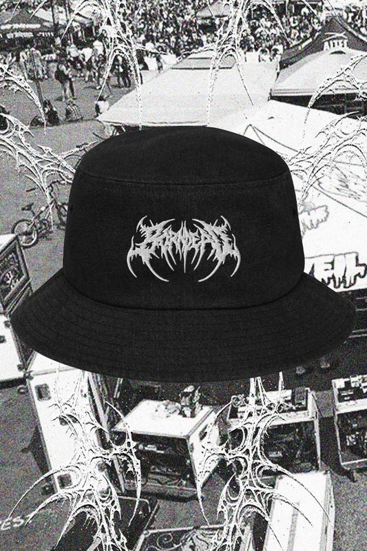 Denim Death-Core Bucket Hat