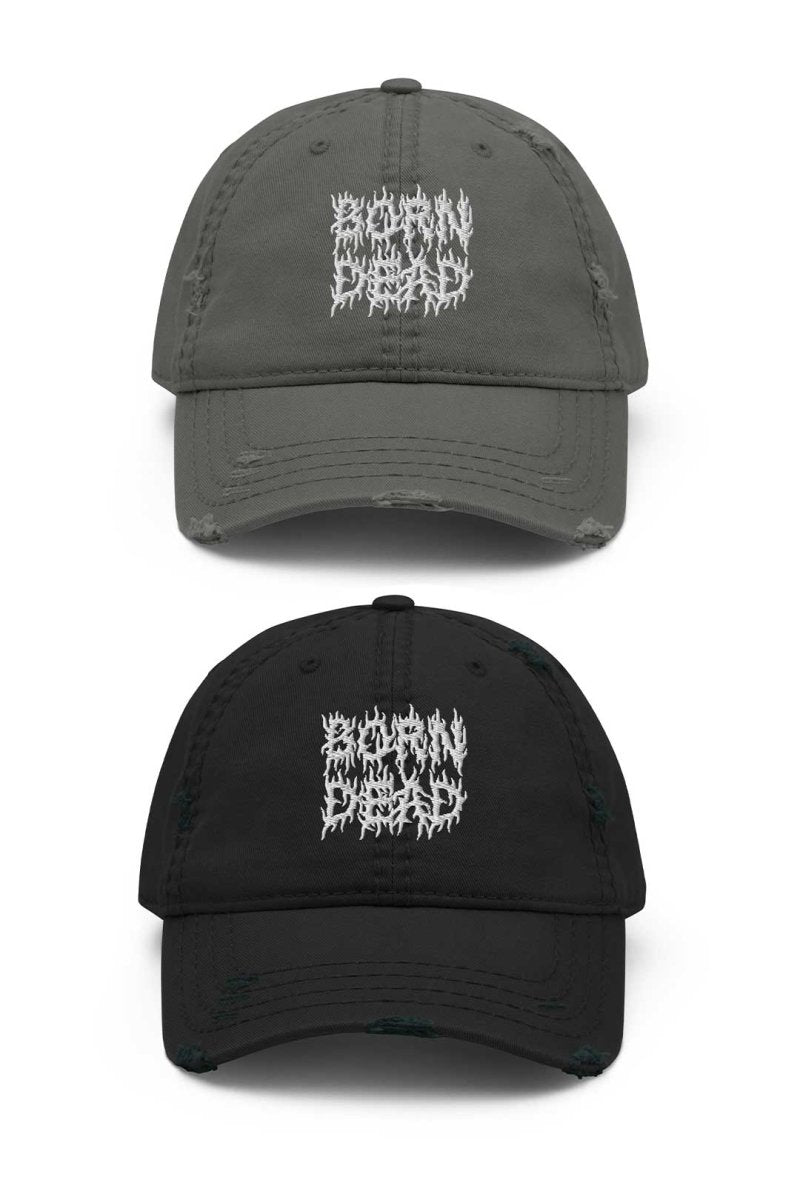 Distressed Born Dead Dad Hat