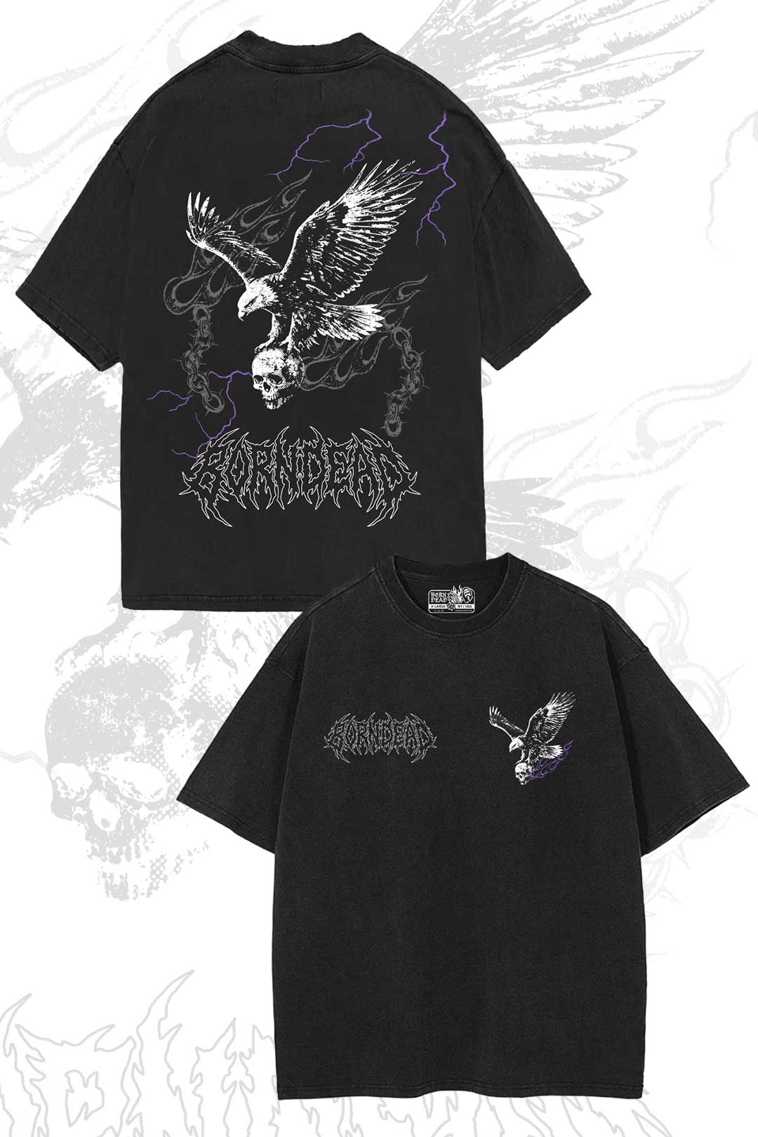 Claws Of Death Tattoo Inspired Vintage Tee