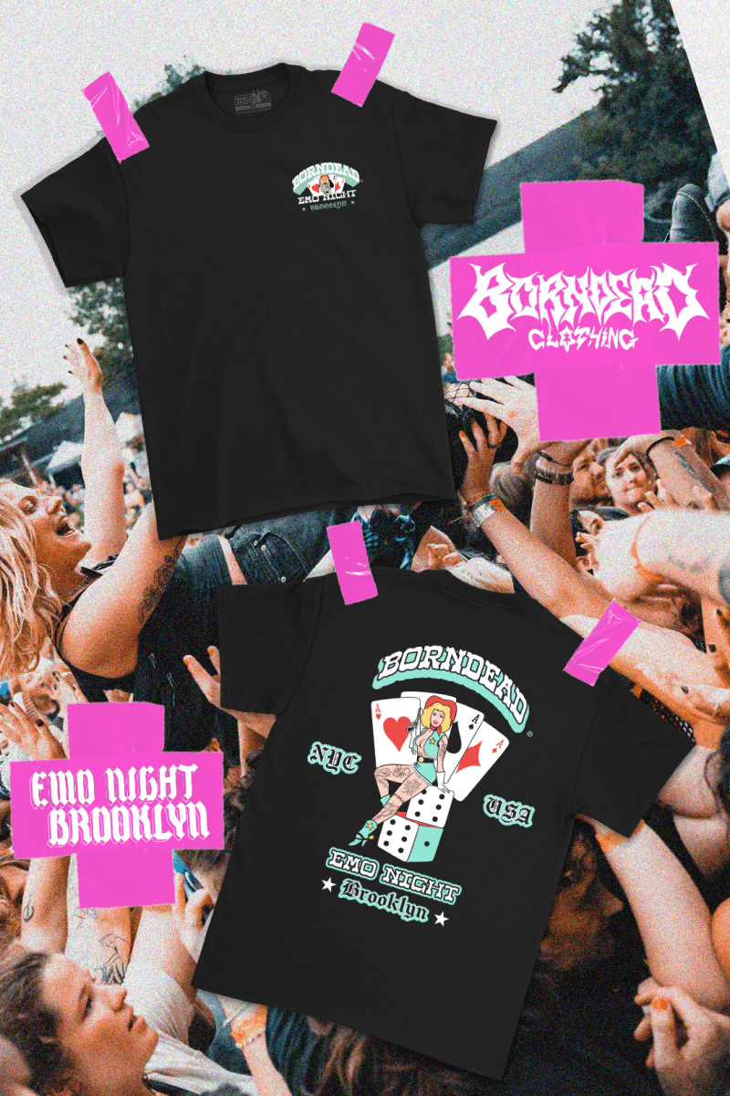 Emo Night Brooklyn x Born Dead Clothing Collab T-shirt