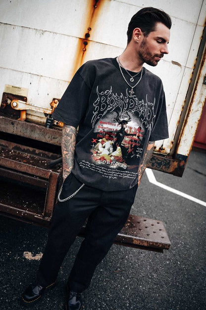 Follow The Leader Goth Inspired Vintage Tee