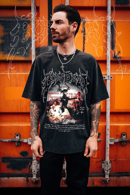 Follow The Leader Goth Inspired Vintage Tee