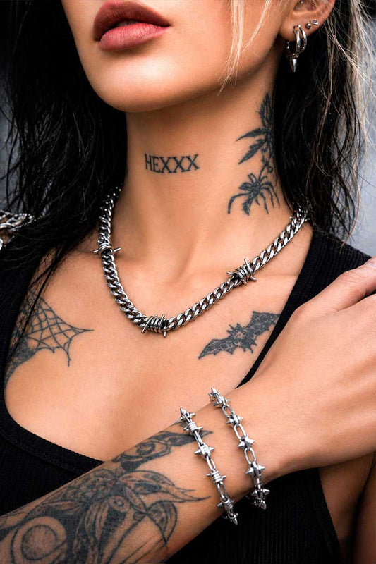 Barbed Wire Necklace