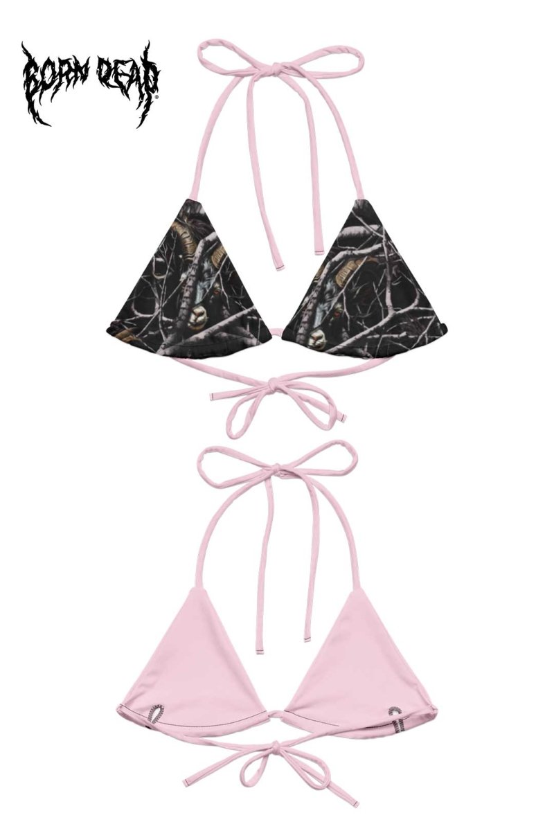 Goat Camo Bikini Top