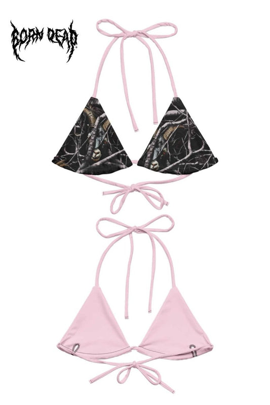 Goat Camo Bikini Top