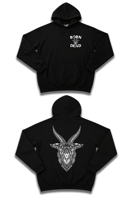 Goat Tattoo Deathcore Inspired Hoodie