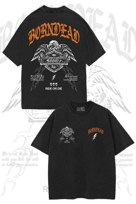 Ride Or Die Tattoo Inspired Vintage Tee