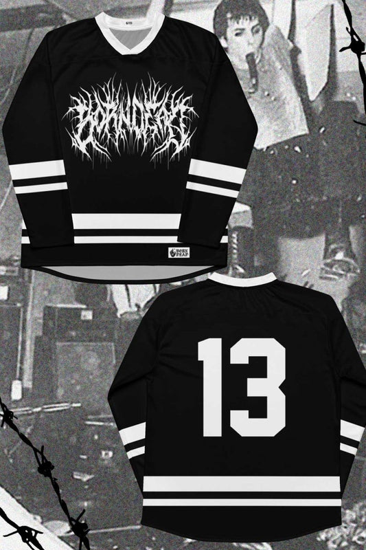 Born Dead Death Metal Hockey Jersey Shirt