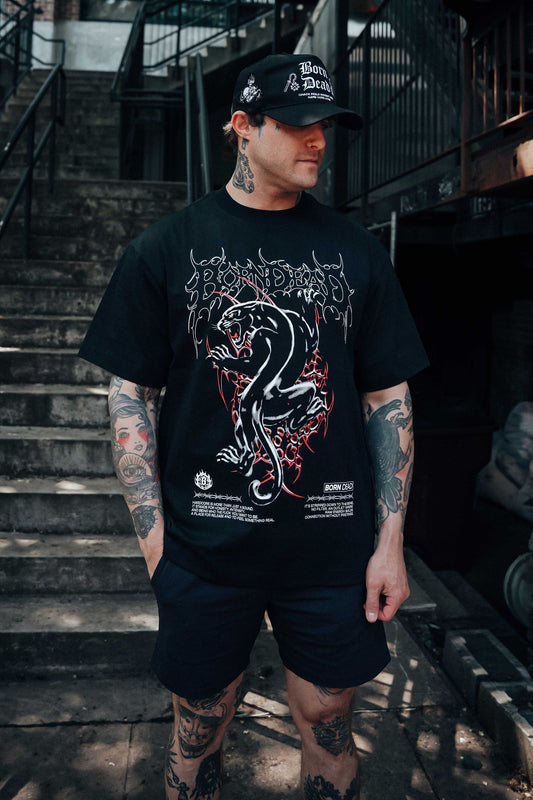 Hardcore Panther Streetwear Music Inspired Tee