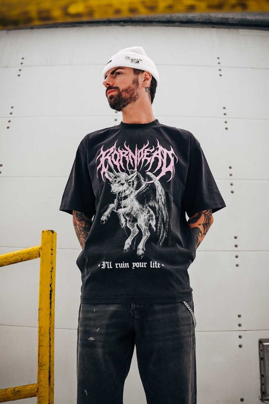 I'll Ruin Your Life Goth Inspired Vintage Tee