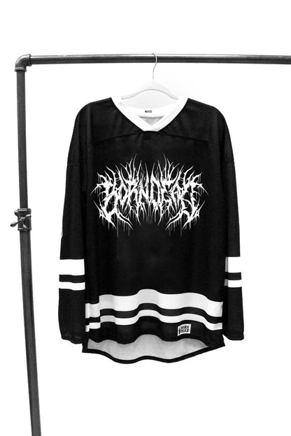 Born Dead Death Metal Hockey Jersey Shirt