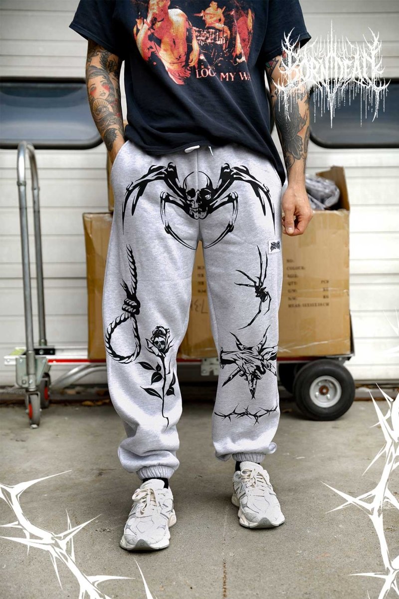 Born Dead Sweatpants Goth Tattoo Inspired (Heavyweight)