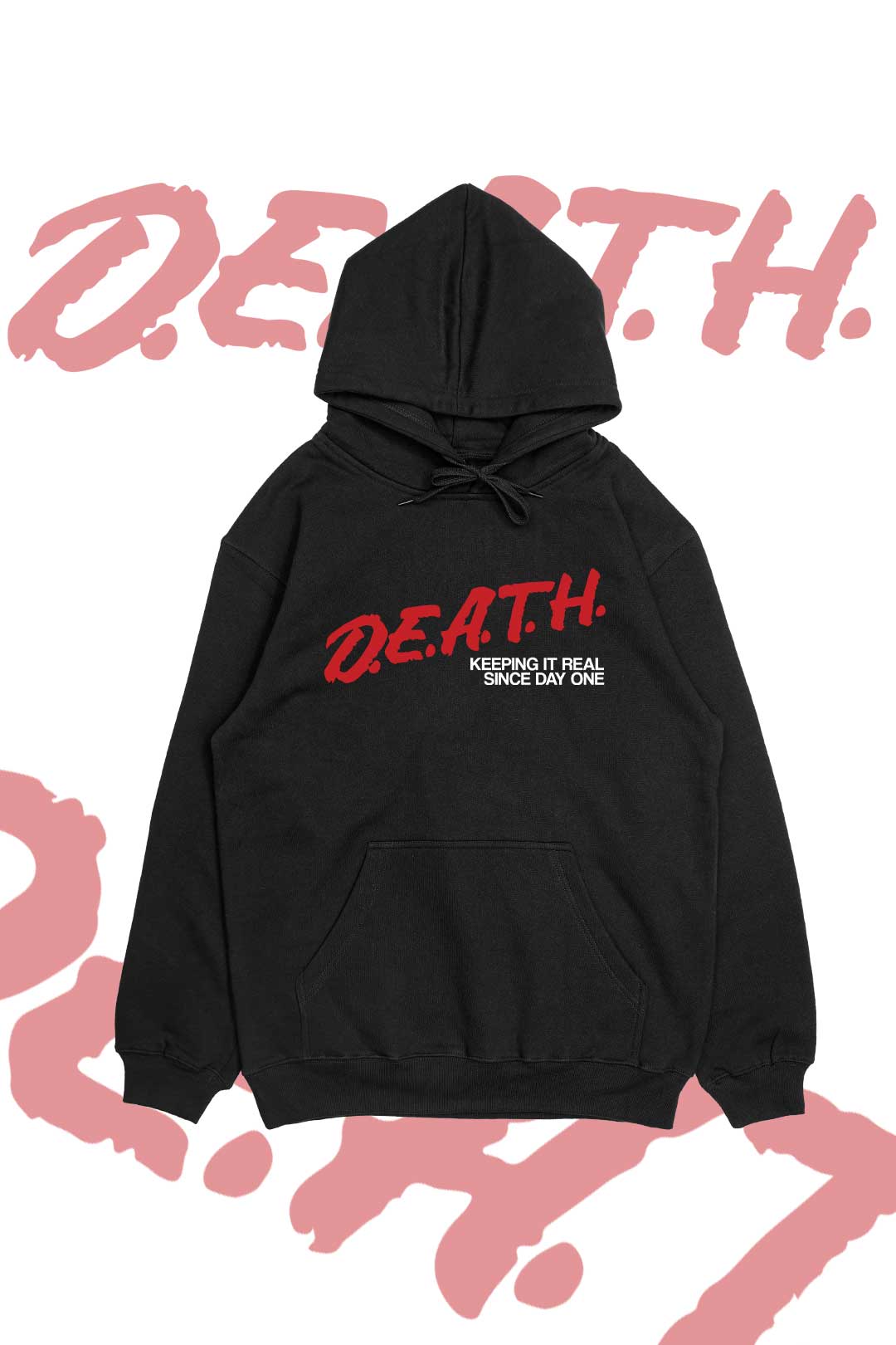 Keeping It Real Since Day One Goth Inspired Hoodie