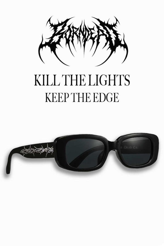 Thorn Dead Sunglasses Tattoo Inspired (Engraved in silver)